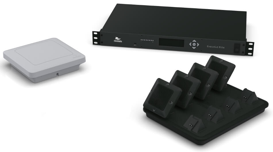 Sistema de microfonia para 4 microfonos serie ELITE